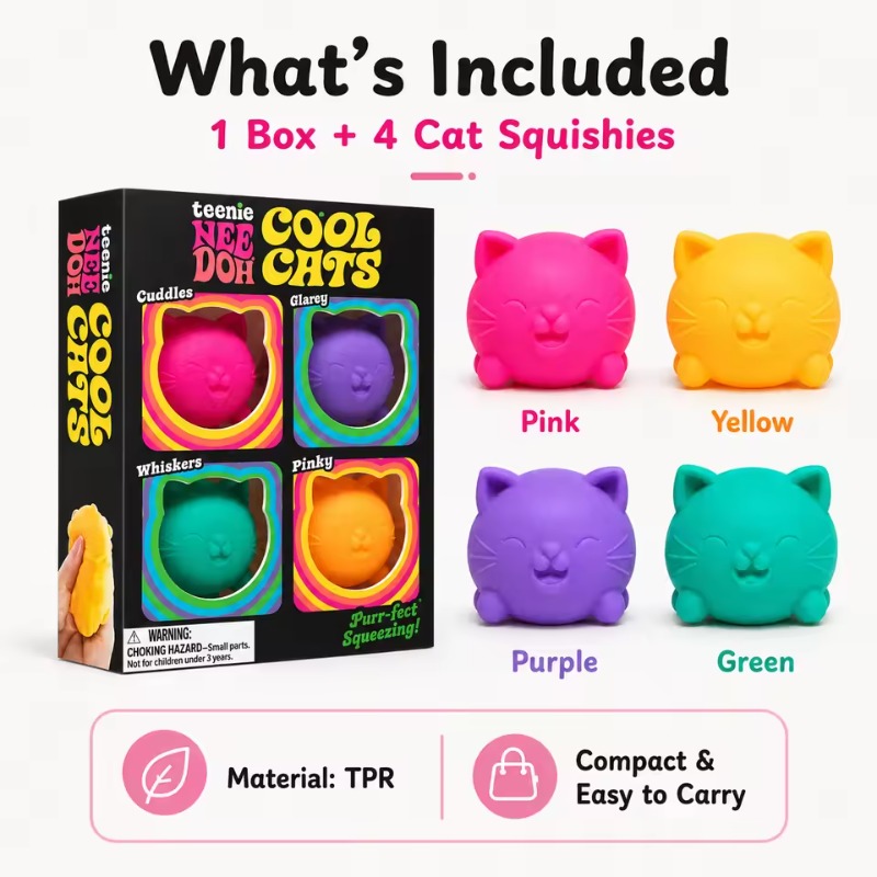 Trending Needoh Mini 4 Pack Se - Party Games For Adults And Kids ulasan dan harga