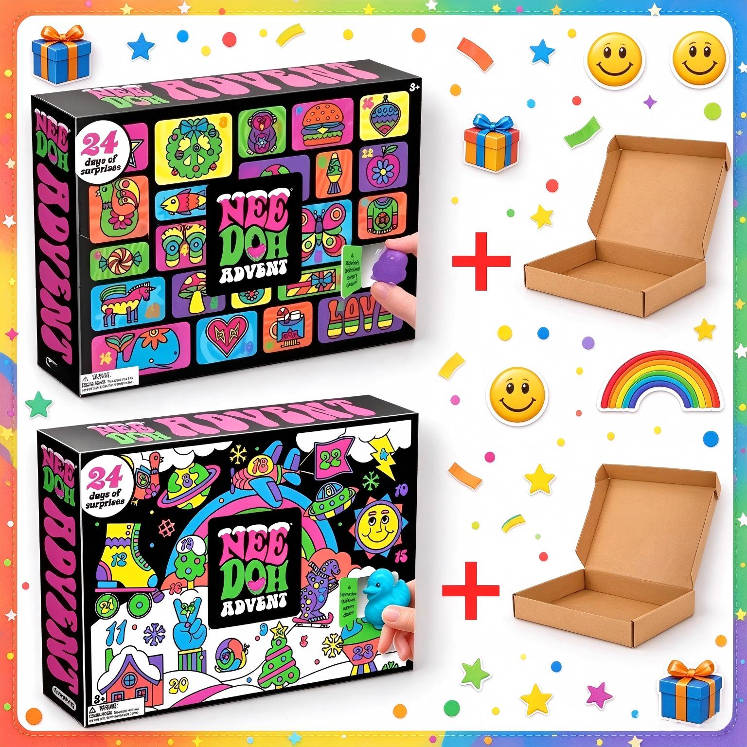 24Pcs Nee‑Doh Squishy Fidget C - Party Games For Adults And Kids ulasan dan harga