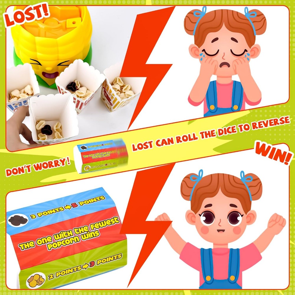 Pop Up Popcorn Board Games, To - Party Games Night ulasan dan harga