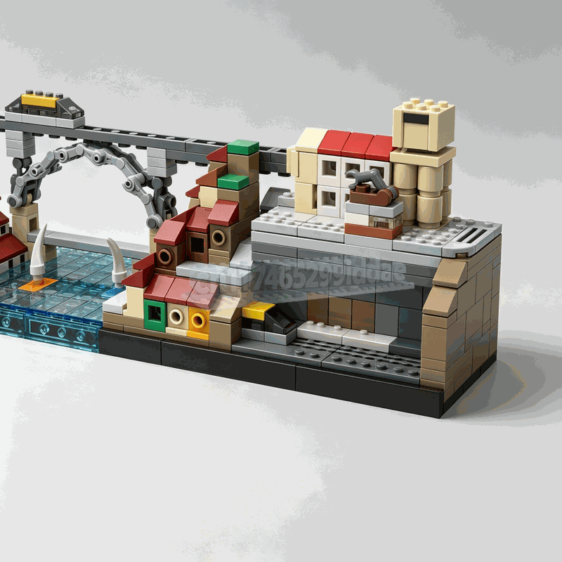 521PCS Porto City Skyline Buil - Lego Set Creator ulasan dan harga