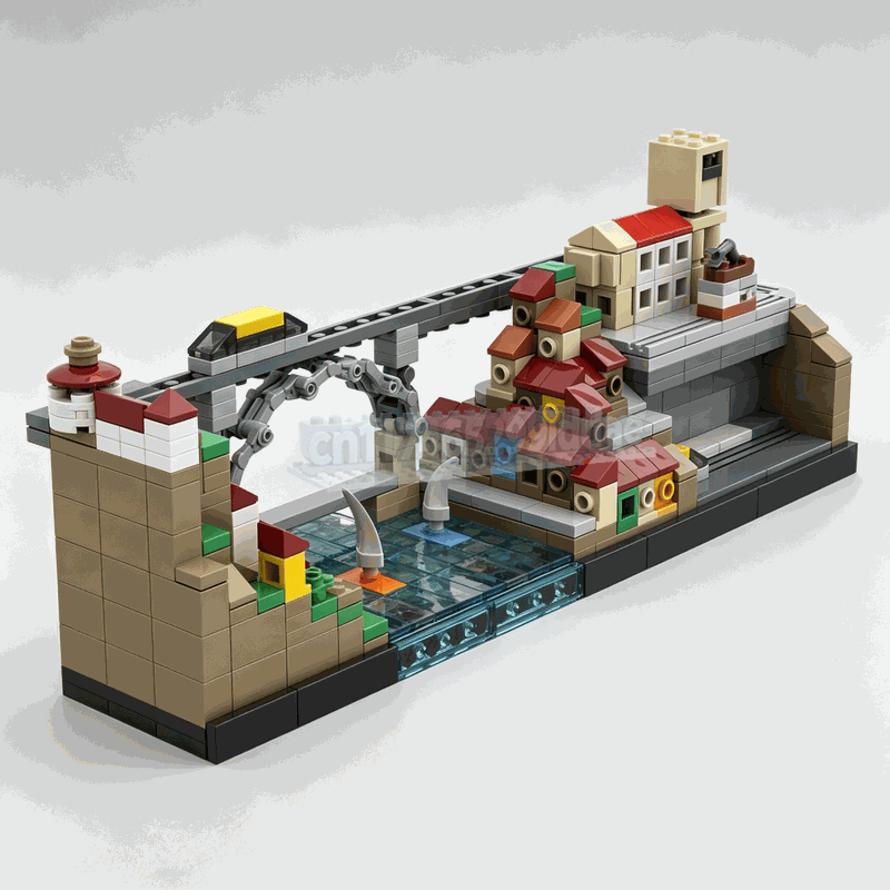 521PCS Porto City Skyline Buil - Lego Set Creator ulasan dan harga